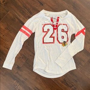 Ladies Blackhawks Longsleeve Tee